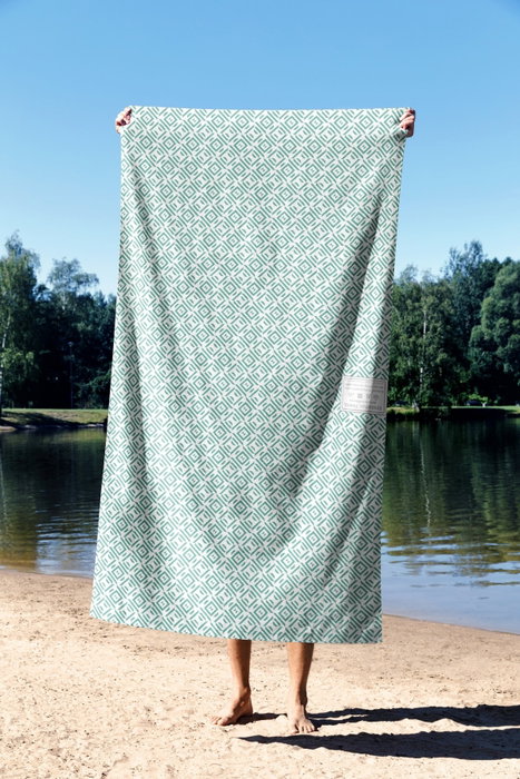 Mjölnir Rainbow Lines 90 Toalla de Playa Multicolor 90x150cm Poliéster Poliamida